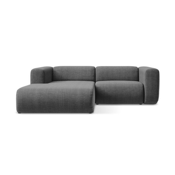 Divano angolare grigio (con penisola a sinistra/con chaise lounge) Ekahi – Makamii