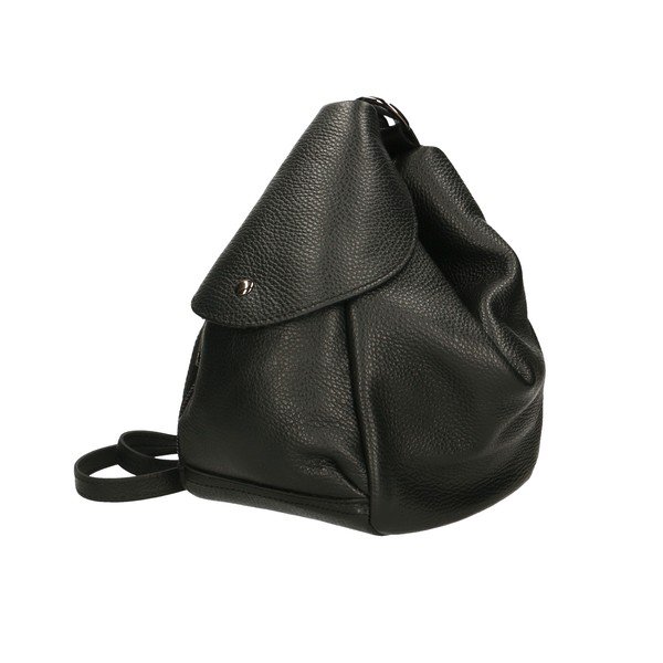 Zaino in pelle nera - Chicca Borse-image-1
