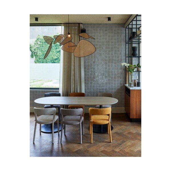 Tavolo da pranzo con piano in rovere massiccio 90x220 cm Tablo – WOOOD-image-2
