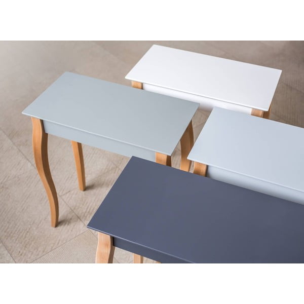 Tavolo consolle grigio 35x65 cm Lillo – Ragaba-image-1