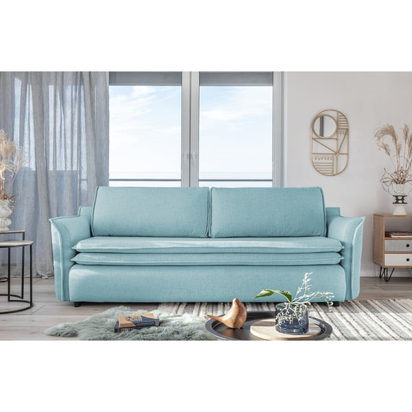 Divano letto azzurro Charming Charlie - Miuform-image-1