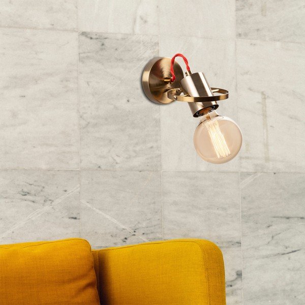 Lampada da parete dorata Vaveyla – Opviq lights-image-1