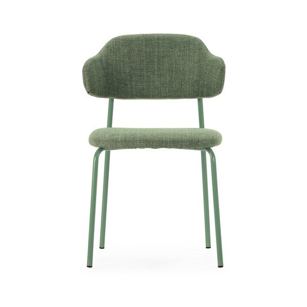 Sedie da pranzo in set verdi 4 pz Adriel – Marckeric-image-2