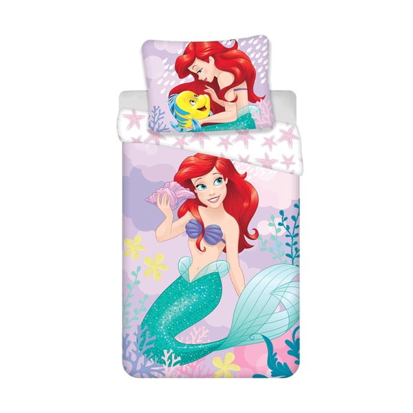 Set copripiumino e federa da bambini in cotone per letto singolo 140x200 cm Ariela "Pink" – Jerry Fabrics