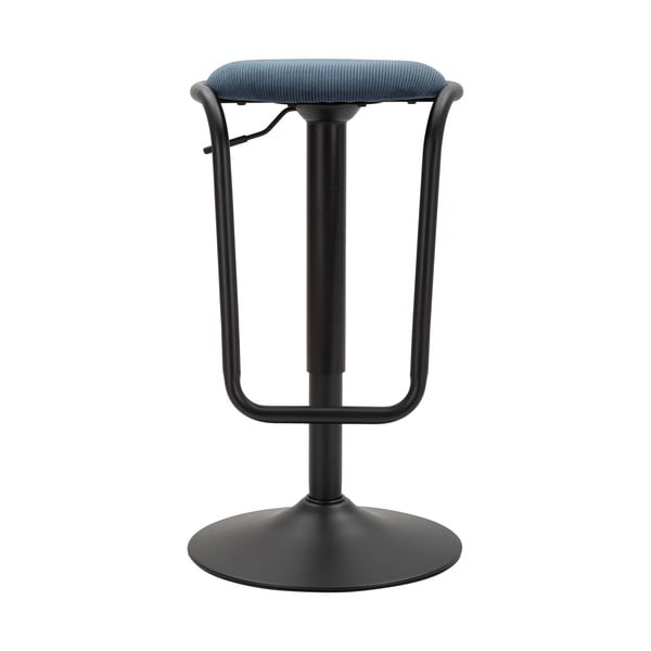 Sedia da bar color petrolio/nera in imbottito con altezza regolabile (altezza della seduta 61 cm) Destiny – Mauro Ferretti-image-2