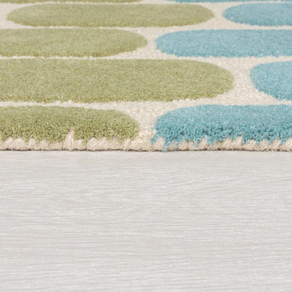 Tappeto in lana giallo/verde 160x230 cm Fossil - Flair Rugs-image-3