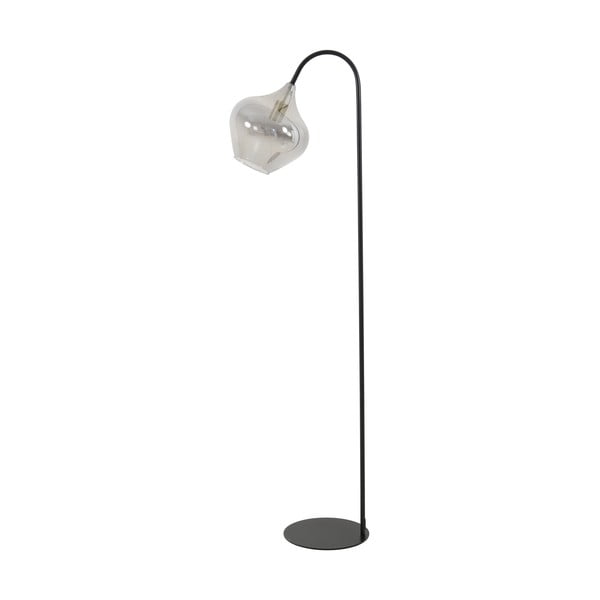 Lampada da terra nera (altezza 160 cm) Rakel - Light & Living-image-2