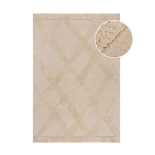 Tappeto in cotone beige 120x170 cm Tessa Diamond - Flair Rugs