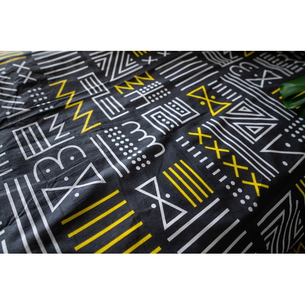 Biancheria da letto in cotone grigio per letto singolo 140x200 cm LP Dita Runy - Cotton House-image-4