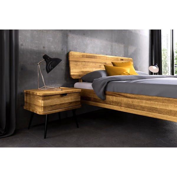 Comodino in legno di quercia in colore naturale Kula - The Beds-image-4