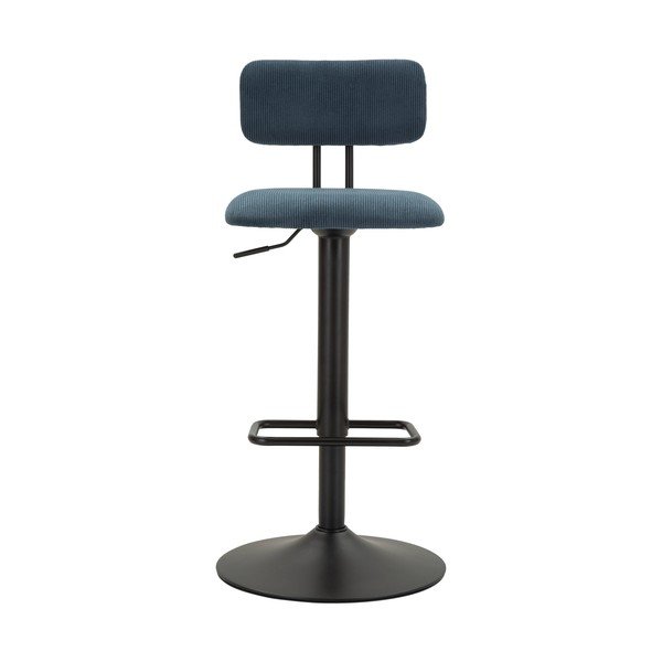 Sgabello da bar petrolio/nero con altezza regolabile (altezza seduta 61 cm) Tina - Mauro Ferretti-image-2