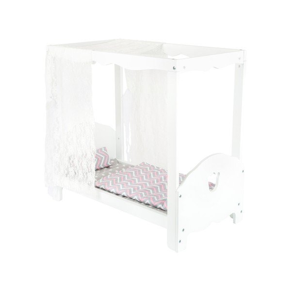 Letto a baldacchino per la casa delle bambole - Legler