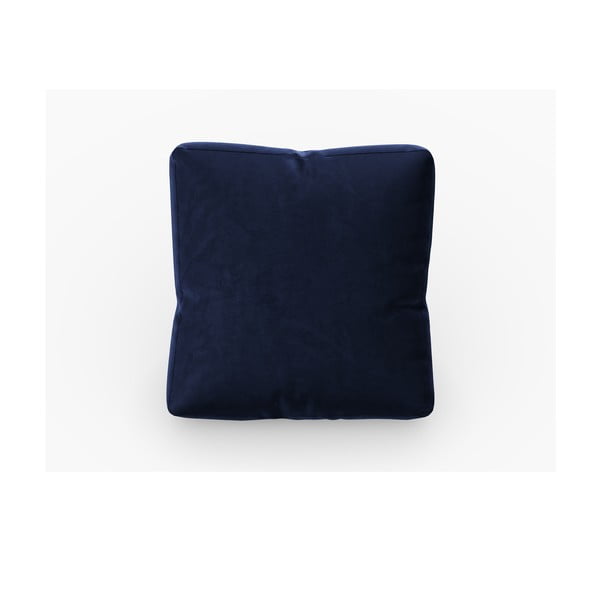 Cuscino in velluto blu per divano componibile Rome Velvet - Cosmopolitan Design