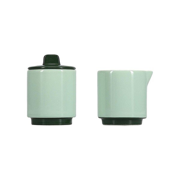Set con zuccheriera e lattiera in gres Duo – ONA