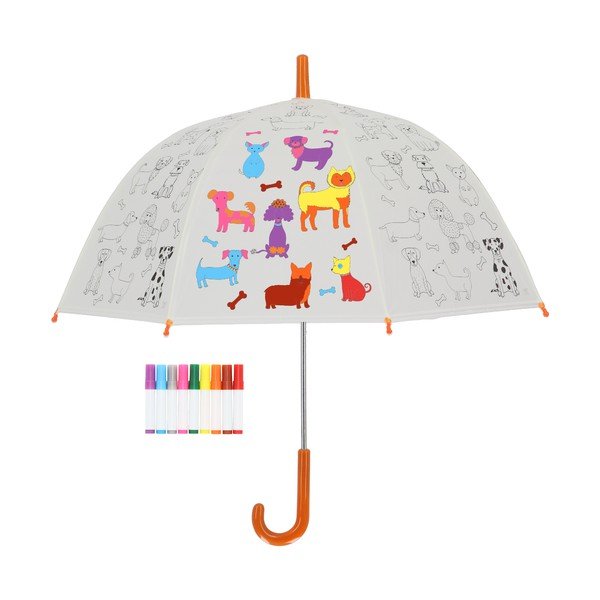 Ombrello per bambini PIY: Dogs - Esschert Design-image-1