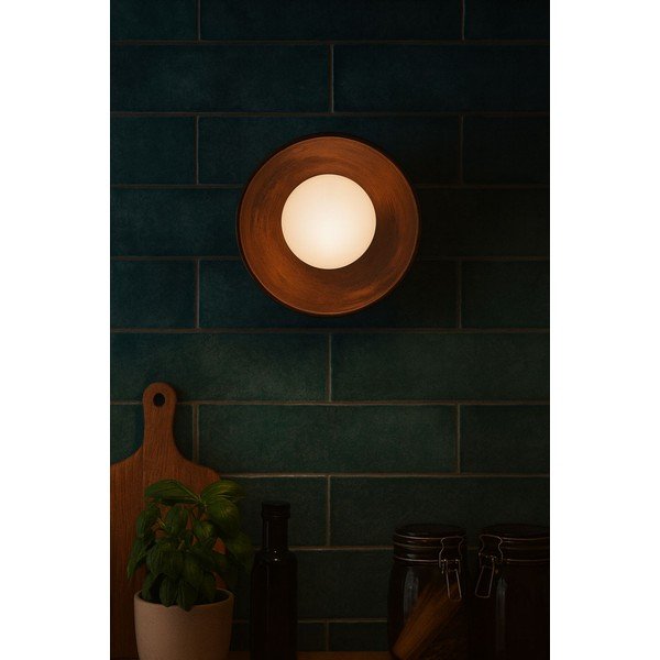 Lampada da parete marrone ø 24 cm Elsa – Opviq lights-image-3
