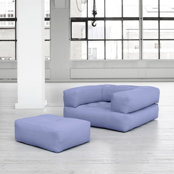 Variabilní křeslo Karup Cube Blue Breeze