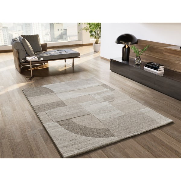 Tappeto beige e crema 160x230 cm Verona - Universal-image-2