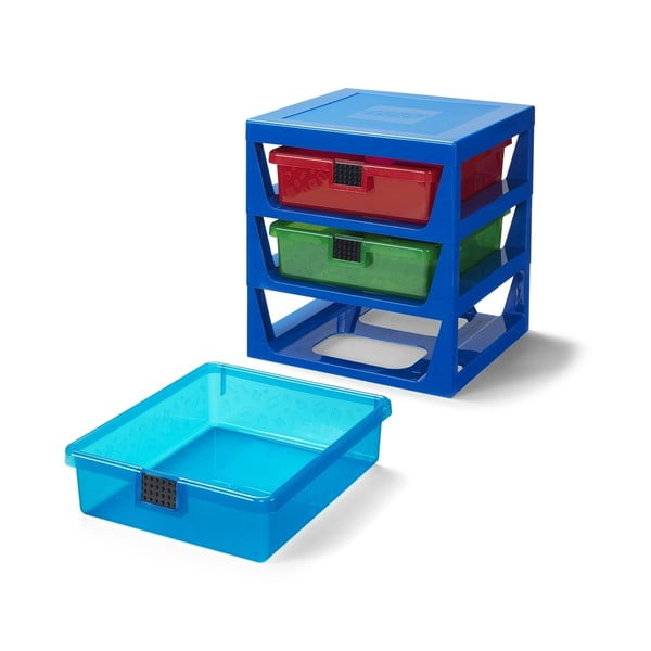 Organizer blu con 3 cassetti - LEGO®