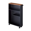 Mobile da bagno nero in metallo 47,5x81 cm Tower - YAMAZAKI