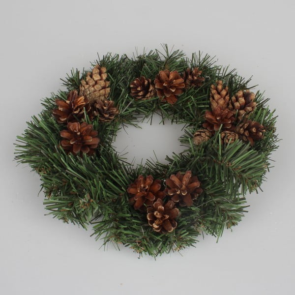 Corona decorativa con pigne Gavin, ø 32 cm - Dakls