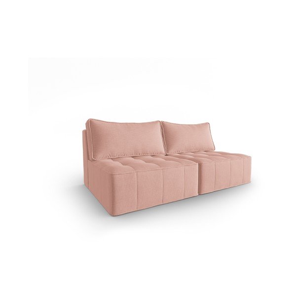 Divano rosa 160 cm Mike - Micadoni Home-image-2