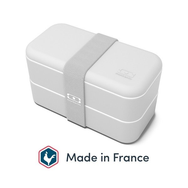 Šedo-bílý obědový box Monbento Original-image-4