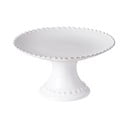 Vassoio per dolci in gres bianco Pearl, ⌀ 22 cm - Costa Nova