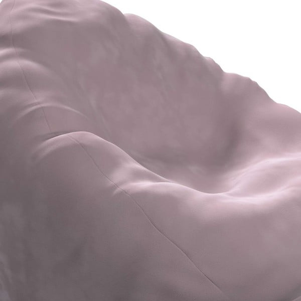 Puof a sacco rosa Posh Velvet – Yellow Tipi-image-1