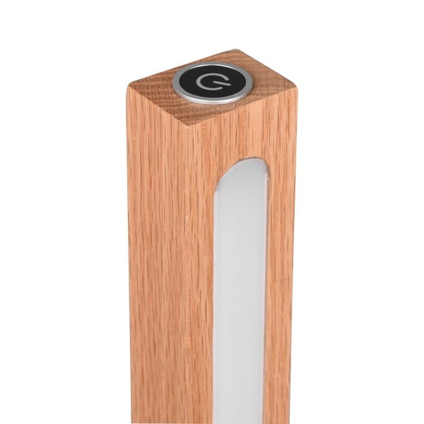 Lampada da terra a LED in nero e colore naturale (altezza 115 cm) Bellari - Trio-image-4