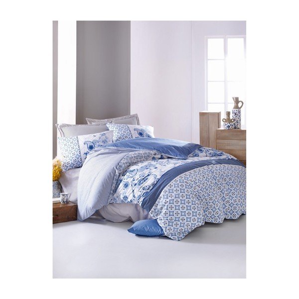 Biancheria da letto singola in cotone Milo, 160 x 220 cm - Mijolnir