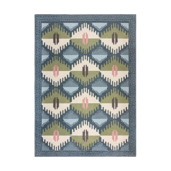 Tappeto blu 170x240 cm Lawson Kilim - Flair Rugs