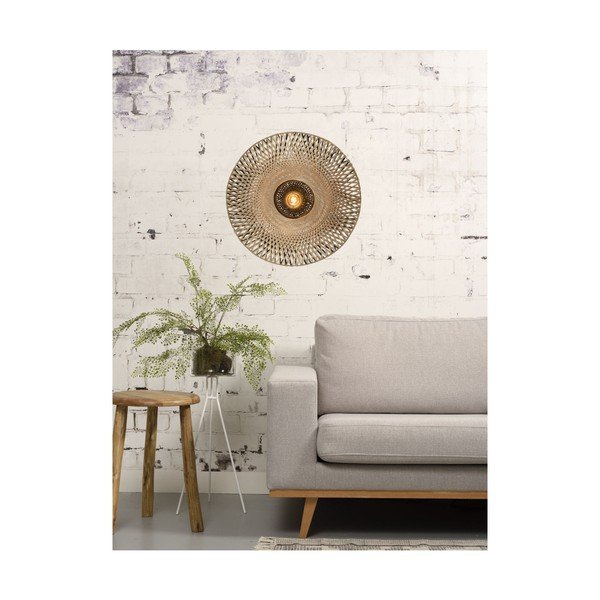 Lampada da parete in bambù , ⌀ 60 cm Kalimantan - Good&Mojo-image-4