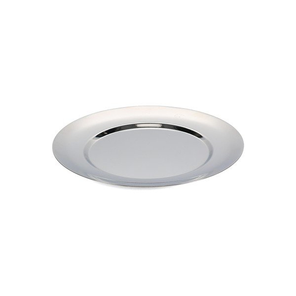 Piatto argentato in acciaio inox ø 26 cm Oryn – S|P Collection