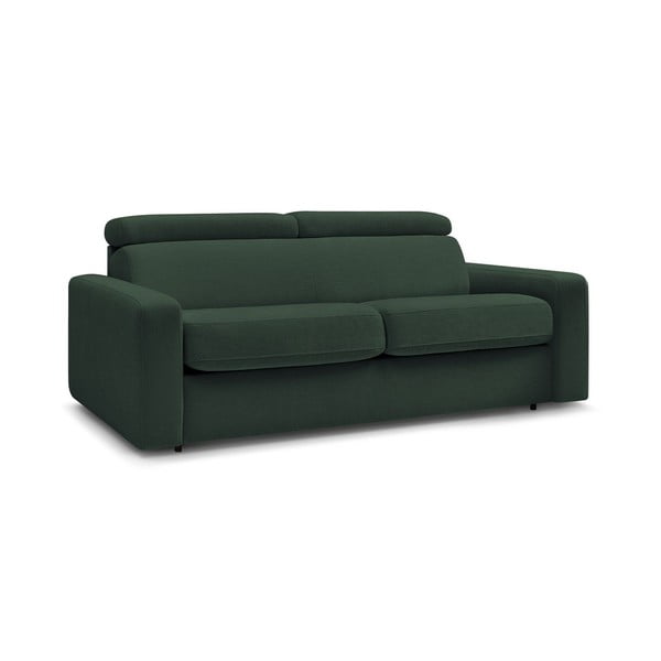 Divano in verde scuro allungabile 195 cm Monaco – Bobochic Paris-image-3