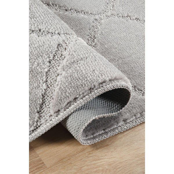 Set di tappetini per il bagno grigio chiaro 2 pz 50x80 cm Cizgili – Foutastic-image-2