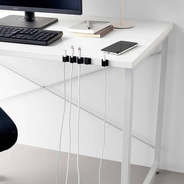 Set di organizer neri in metallo per cavi 5 pz Smart – YAMAZAKI-image-2