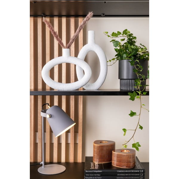 Vaso in poliresina beige Ring - PT LIVING-image-1