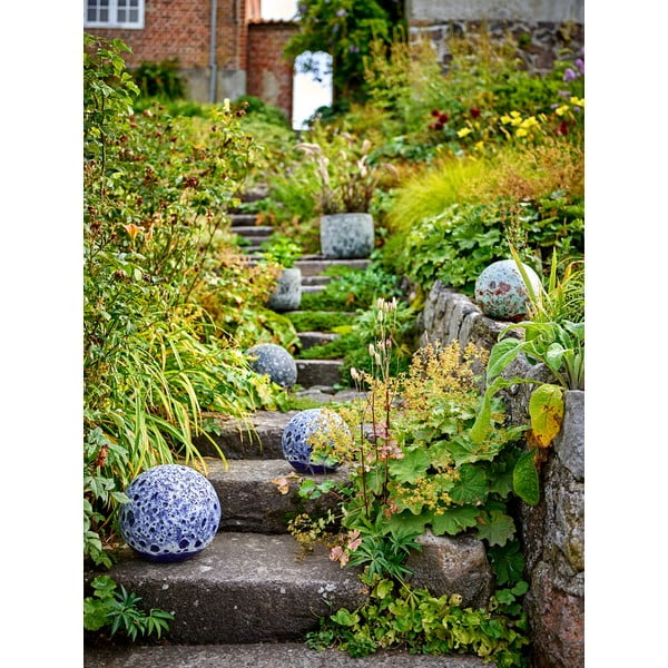 Palline decorative da giardino in terracotta Reese - Bloomingville-image-1