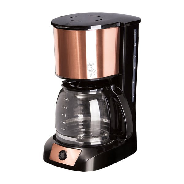 Macchina da caffè a filtro in oro Rosegold Metallic Line - BerlingerHaus