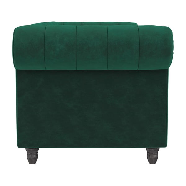 Divano in velluto verde scuro 236 cm Felix - Støraa-image-4