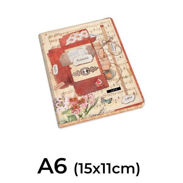 Quaderni di lavoro in set di 2 192 pagine formato A6 Love - Kartos-image-2