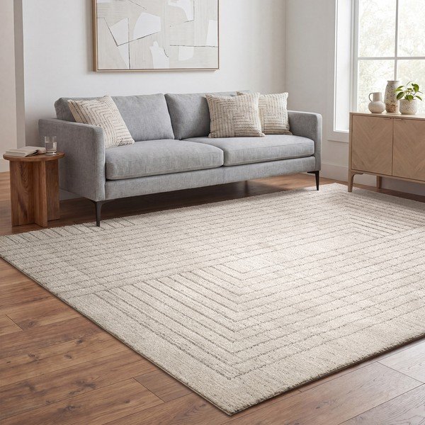 Tappeto color crema 200x275 cm Oslo – Asiatic Carpets-image-3