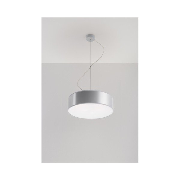 Apparecchio da soffitto grigio Atis - Sollux-image-1