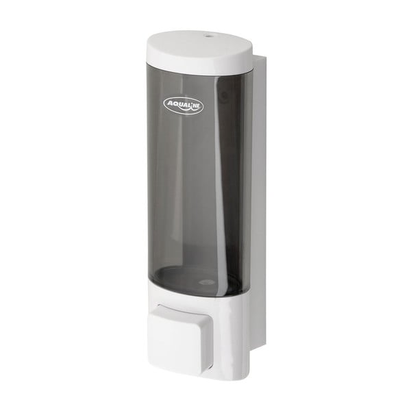 Dispenser di sapone in plastica bianco da parete 200 ml - Sapho