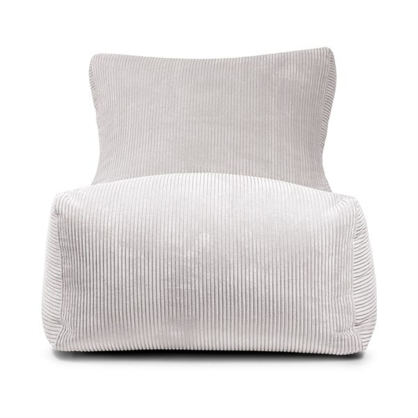 Puof a sacco nero con rivestimento in velluto a coste Seat 100 Lounge – SLOWDOWN-image-2