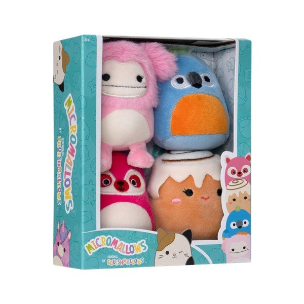 Set di peluche 4 pz Micromallows 4Pack – SQUISHMALLOWS-image-3