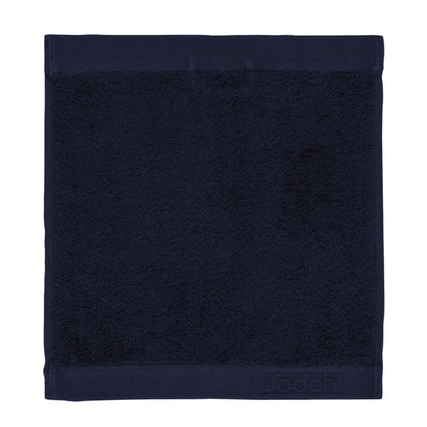 Asciugamano tipo terry blu scuro in cotone 30x30 cm Comfort – Södahl-image-4