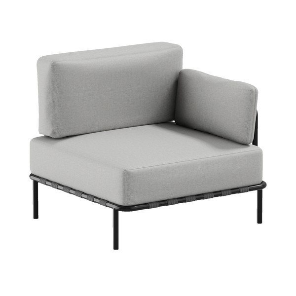Modulo divano da giardino variabile grigio chiaro Salve - Sit Sit