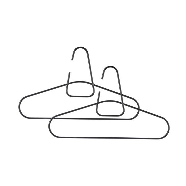 Set di 2 appendini ad A in metallo nero A-Hanger - Zone-image-1